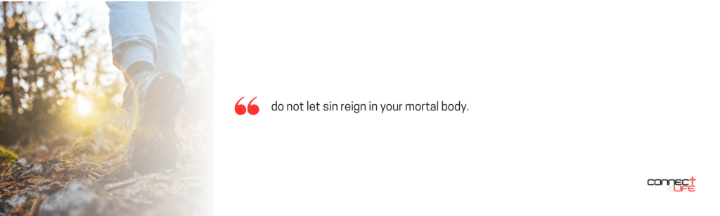 Connect4Life Pastoral letter Dear Amelia break free from slavery to sin walk in freedom banner image